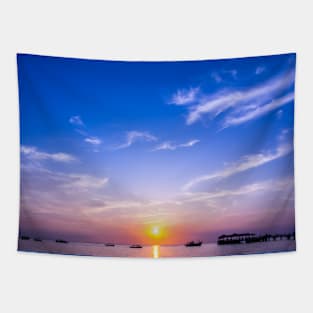 Island sky Tapestry