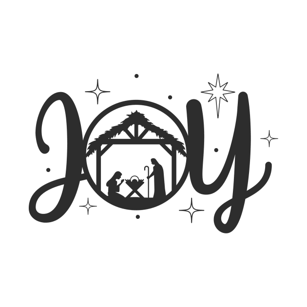 Joy Nativity Scene by BadrooGraphics Store