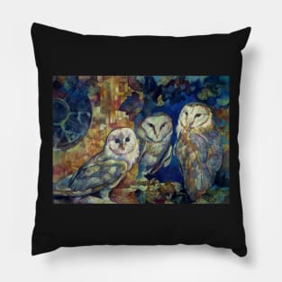 barn owls Pillow