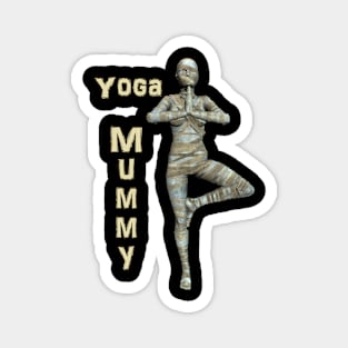 Yoga Mummy Tree Pose Magnet