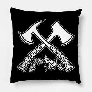 lumberjack artwork Pillow