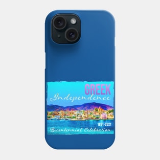 Greek 200th Anniversary 1821-2021 by Pine Hill Greece Bicentennial 2021 Greek Independence Phone Case