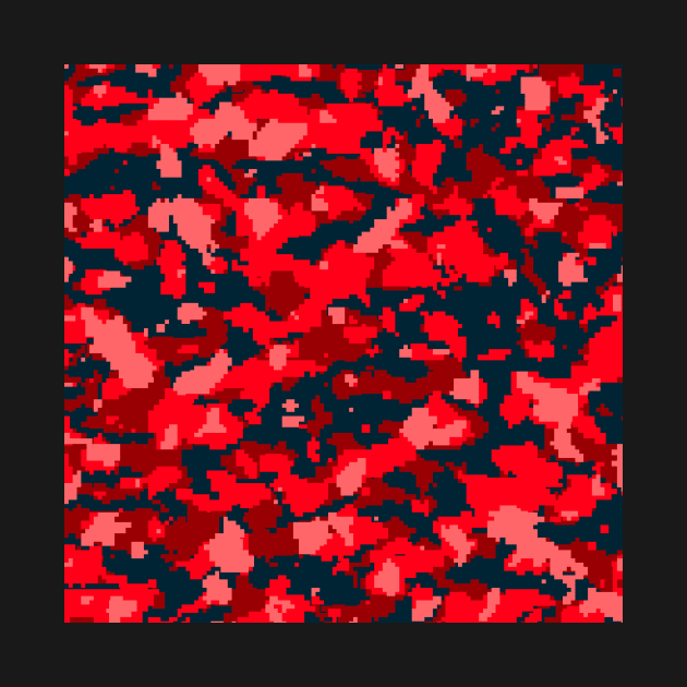 Red linc Digital Camouflage by Tshirtstory