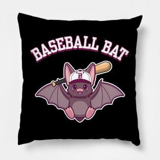 Baseball Bat.Funny baseball bat pun Pillow