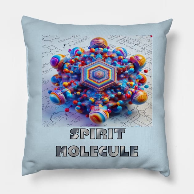Spirit Molecule Pillow by Out of the world