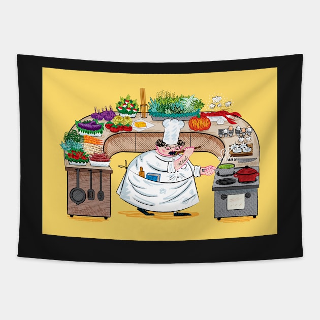 YES CHEF! Tapestry by sonhouse5