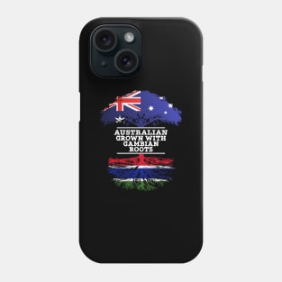Australian Grown With Gambian Roots - Gift for Gambian With Roots From Gambia Phone Case