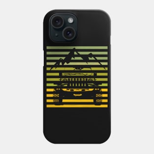 4x4 car retro shirt Phone Case