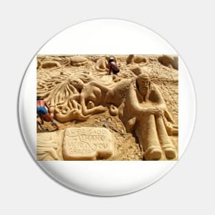 Sand Sculptures Pin