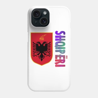 Albania (Shqiperi in Albanian) Coat of Arms Design Phone Case