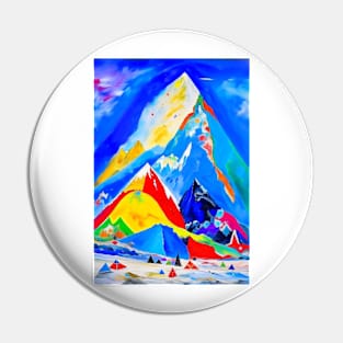 Majestic Mountain Art Pin