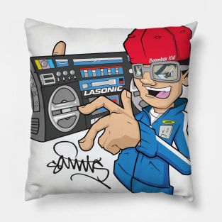 Boombox Kid Pillow