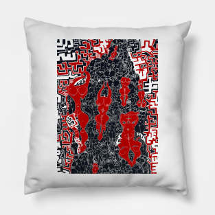 Bodily Milky Way (Black,Red,White) Pillow