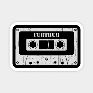 Furthur - Vintage Cassette White Magnet