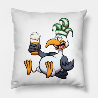 Dutch Carnaval Seagull With Beer Pillow