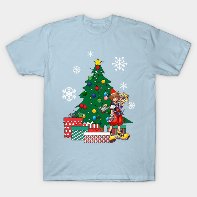 Disover Sora Around The Christmas Tree Kingdom Hearts - Sora - T-Shirt