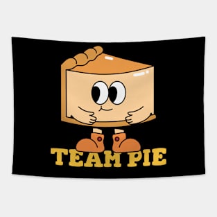 Team Pie Pumpkin Pie Thanksgiving Halloween Tapestry