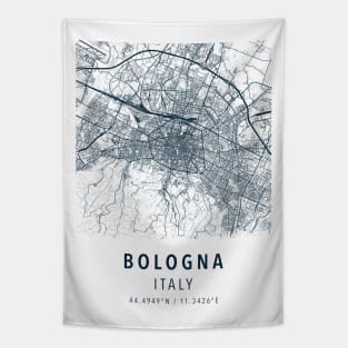bologna simple map Tapestry