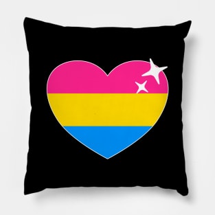 Pan Sexual Flag - Pansexual Heart Pillow