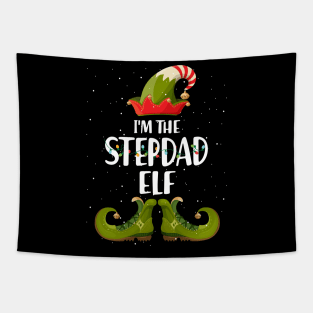 Im The Stepdad Elf Shirt Matching Christmas Family Gift Tapestry