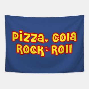 Pizza, cola, rock and roll Tapestry