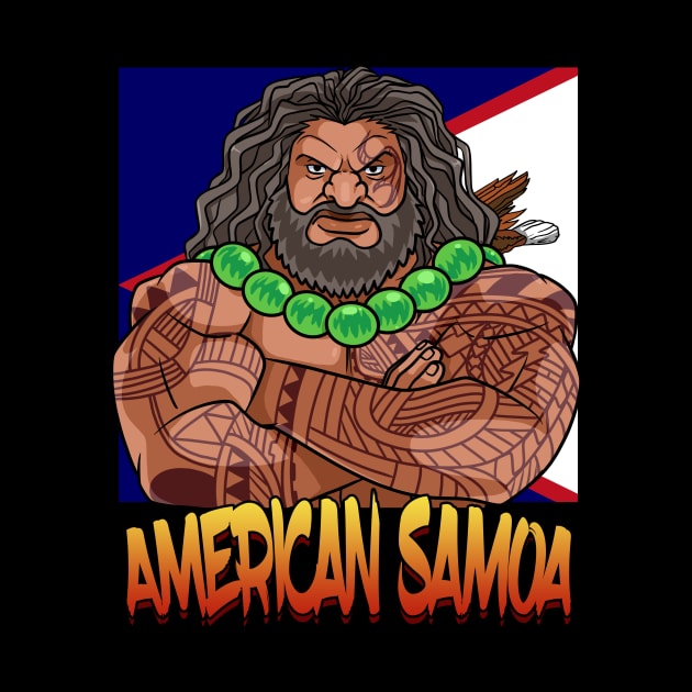 American Samoa Samoan Flag Polynesian Pride by Noseking