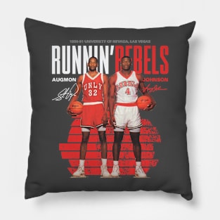 Stacey Augmon and Larry Johnson UNLV Pillow