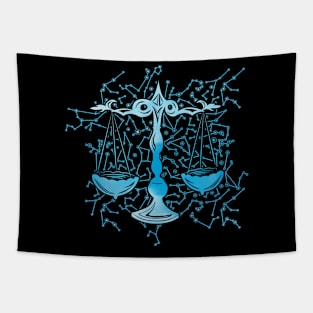 Libra Zodiac Sign Air Element Tapestry