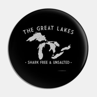 Lakes Shark Free And Unsalted Pin