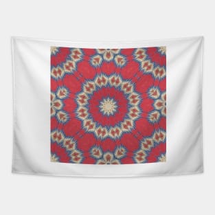 Textured Mandala , Festive , Holiday , Navajo Pattern Tapestry