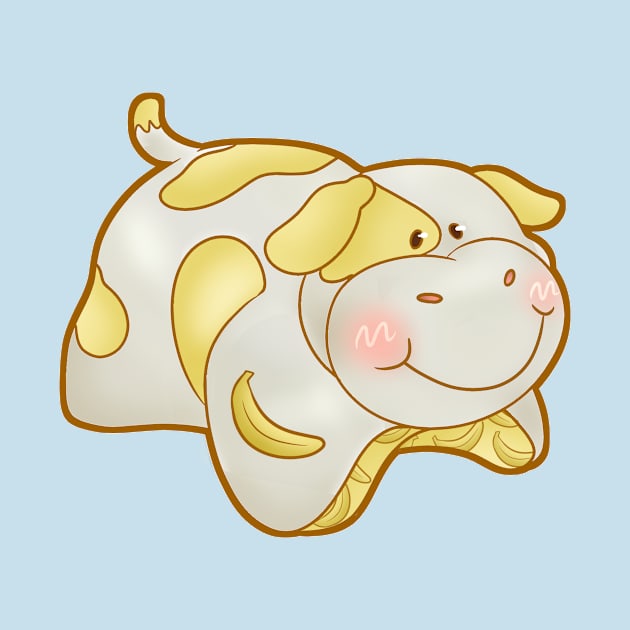 Banana Pillow Pal Cow by Beedle Goods