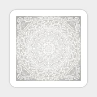 Mandala Soft Gray Magnet