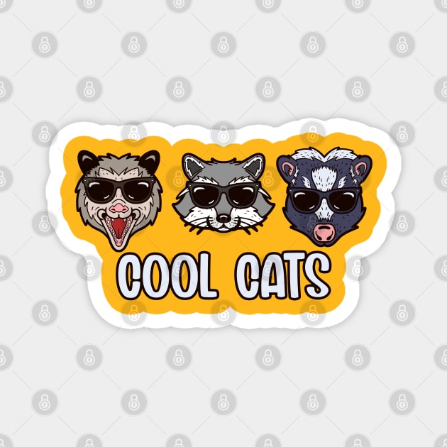 Cool Cats Color Magnet by nickbeta