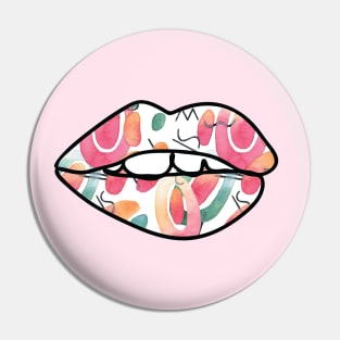Tutti Fruity Lips Pin