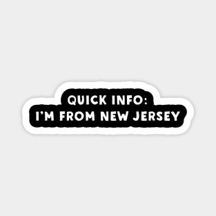 New Jersey Cool & Funny Magnet