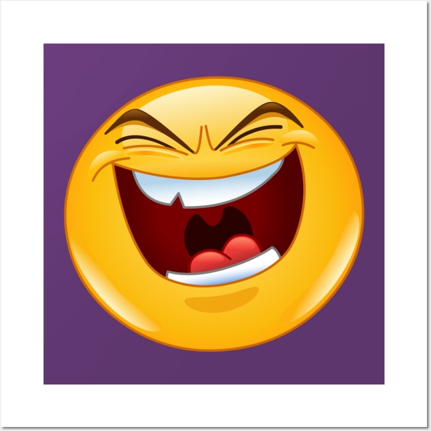 Funny laugh emoji Poster for Sale by Nature Design's