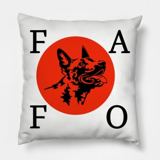 Dutch Shepherd - F- Around and Find Out Pillow
