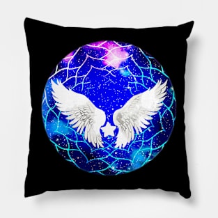 Angels in the Mandala Pillow