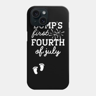 Pregnancy - Bump's first fourth of july Phone Case