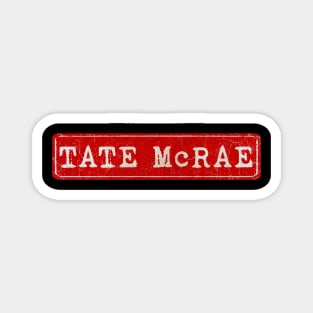 vintage retro plate Tate McRae Magnet