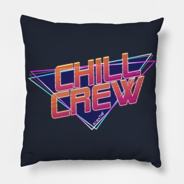 Chill Crew Logo Pillow by AlexTHF