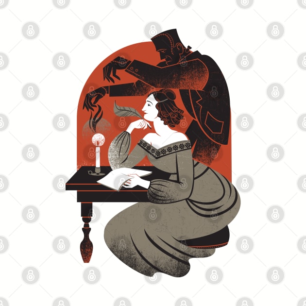 Mary Shelley's Frankenstein by Lucie Rice Illustration and Design, LLC