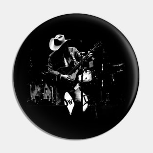 Honky Tonk Man Channel the Authentic Country Vibes of Dwight Yoakam with a Stylish T-Shirt Pin