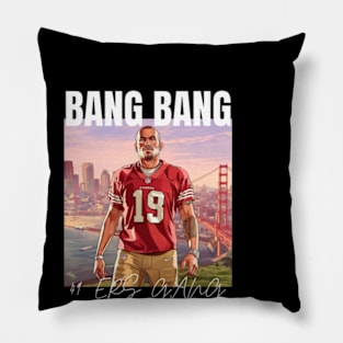 49 ers football illustration design Pillow