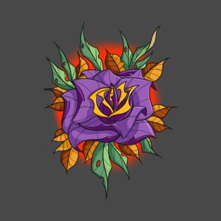 Gothic rose tattoo design T-Shirt