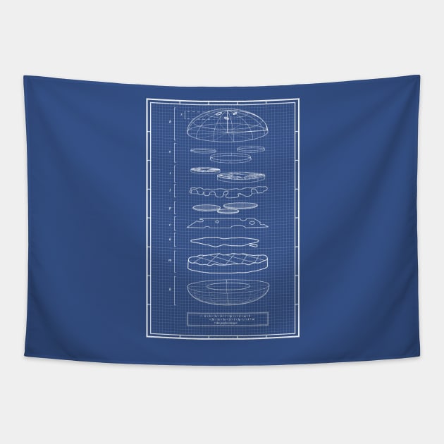 The perfect burger Tapestry by BOOII