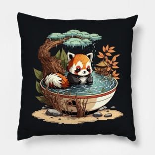 Red Panda Ramen Hot Spring Pillow