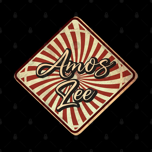 Amos Lee vintage design on top by agusantypo