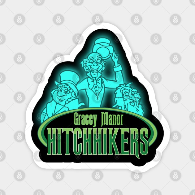 Hitchhiking Ghosts Hitchers Magnet by kevfla