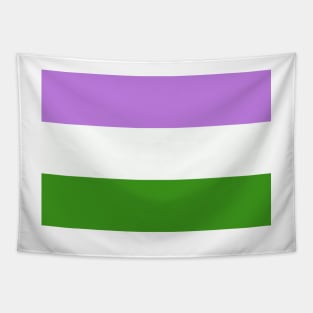 Genderqueer Pride Flag Tapestry